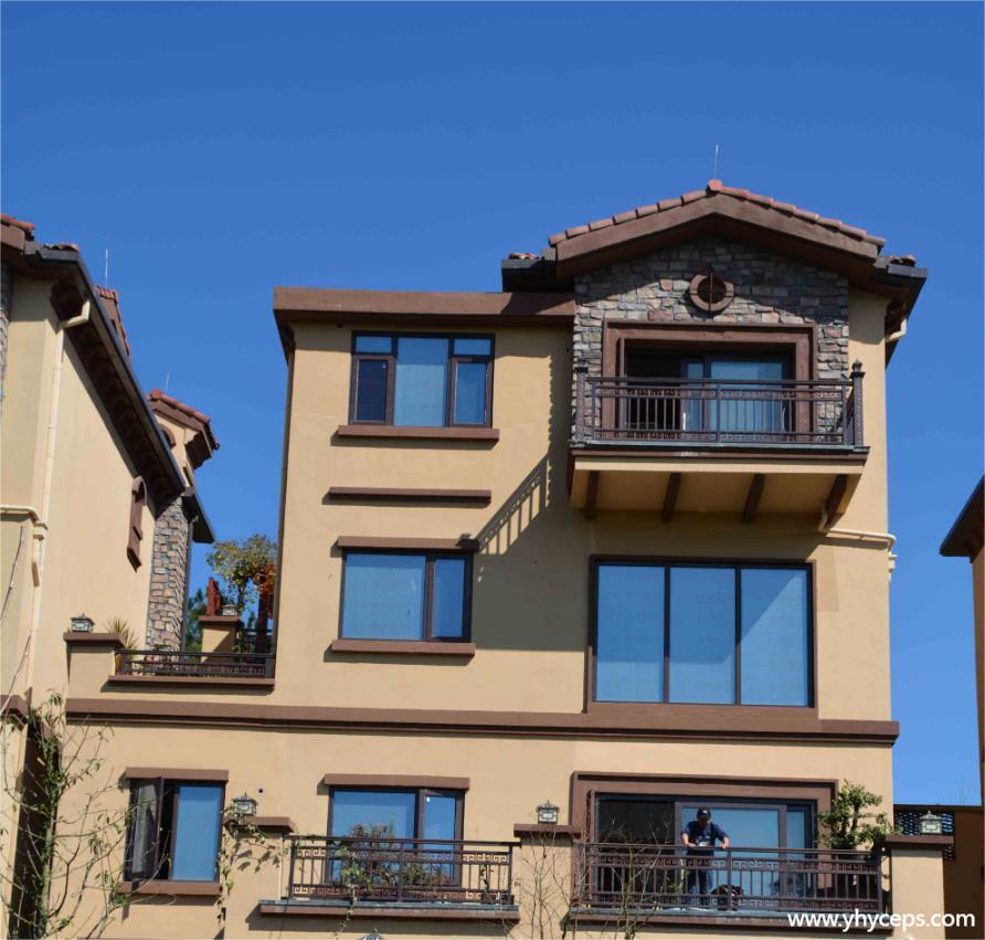 eps外墻裝飾線條的外觀和質感可以模仿天然石材、花崗巖等傳統外墻裝飾材料，可以為建筑物提供更加美觀、大方的外觀效果