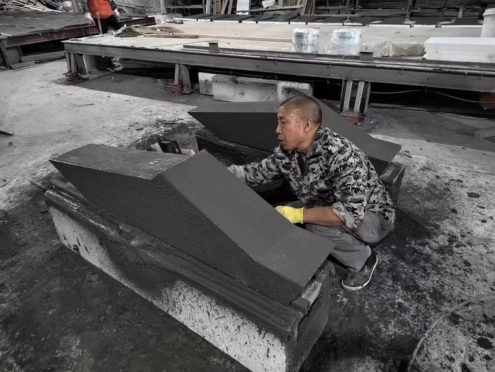 EPS庭柱構件生產步驟分享